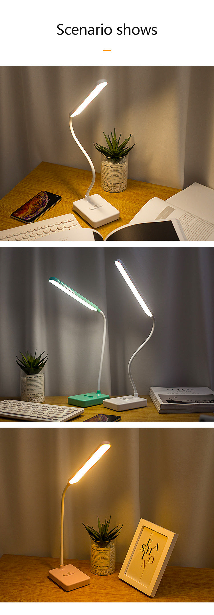 Touch LED Charging Small Desk Lamp - Yawmii