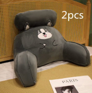 Sofa Fluffy Triangle Reading Cushion - Yawmii