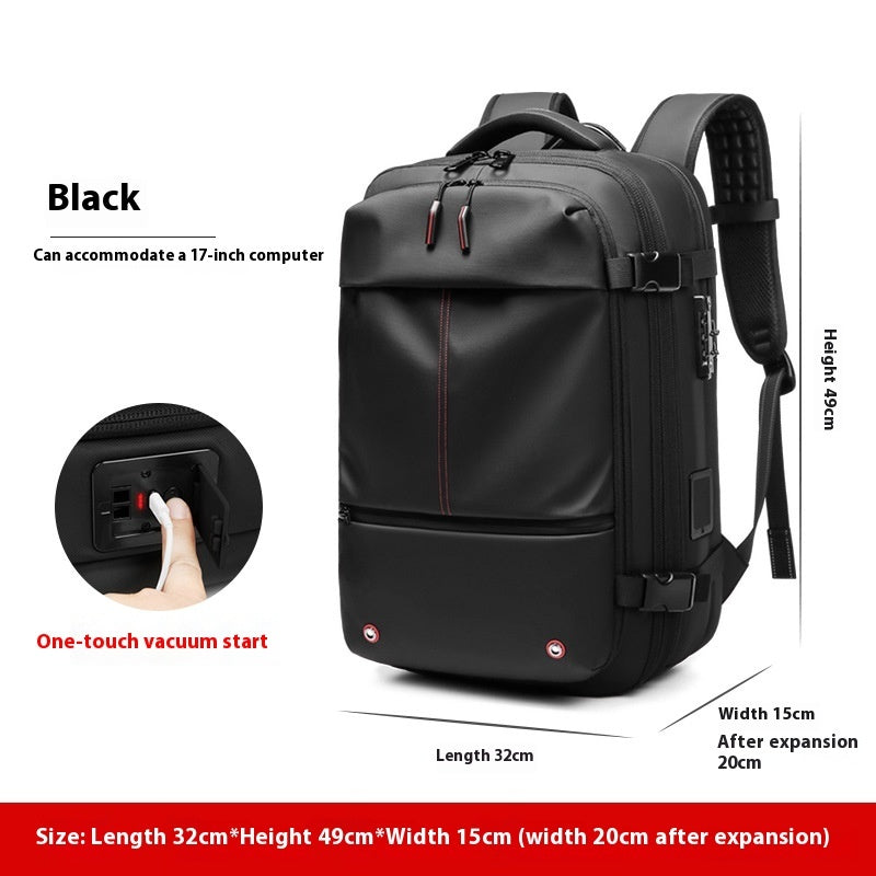 Men's Large-capacity Backpack Anti-theft - Yawmii