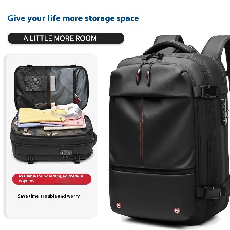 Men's Large-capacity Backpack Anti-theft - Yawmii