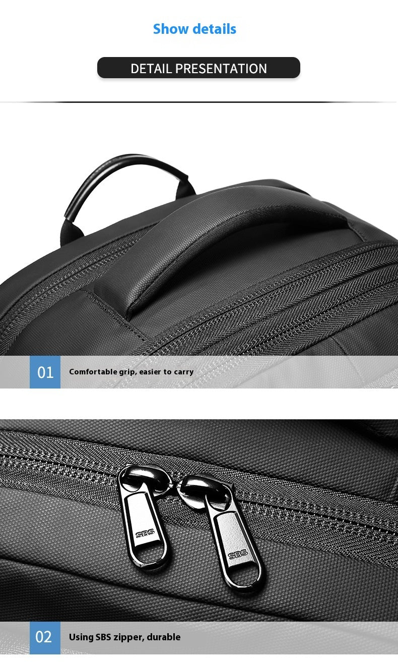 Men's Large-capacity Backpack Anti-theft - Yawmii