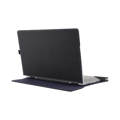 Black laptop case on a white background