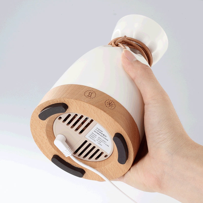 Wood Aromatherapy Desk Lamp - Yawmii