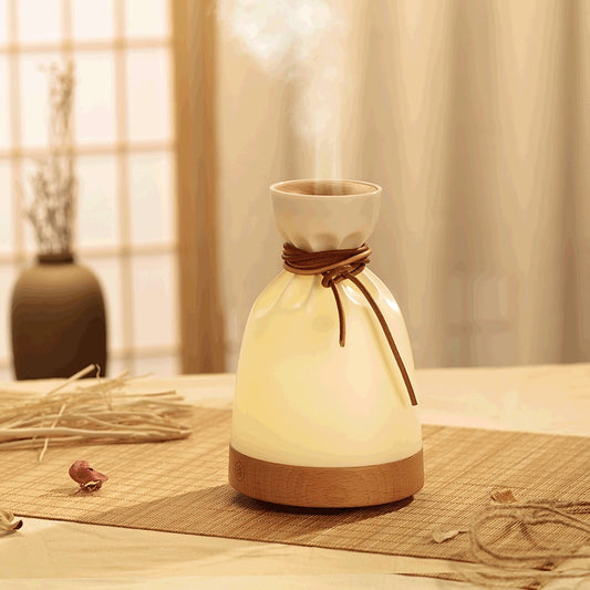 Wood Aromatherapy Desk Lamp - Yawmii
