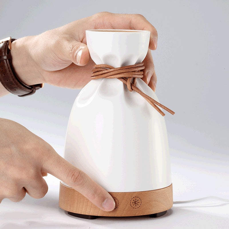 Wood Aromatherapy Desk Lamp - Yawmii
