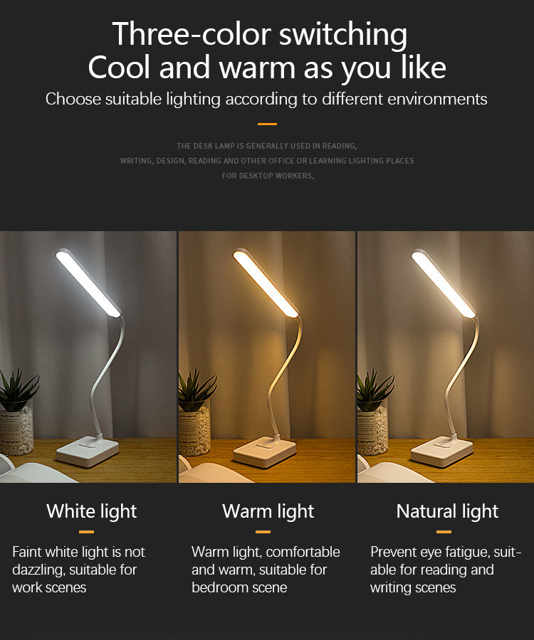 Touch LED Charging Small Desk Lamp - Yawmii