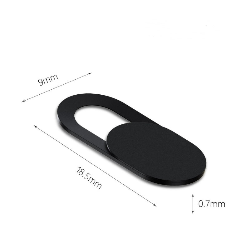 Black metal ring with dimensions labeled on a white background
