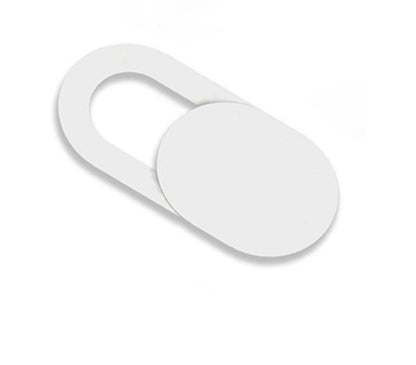 White door handle on a white background