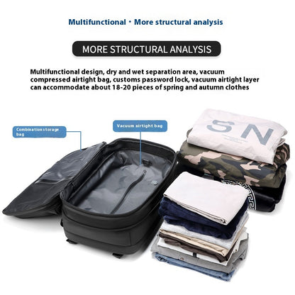 Men's Large-capacity Backpack Anti-theft - Yawmii