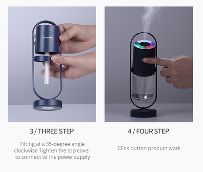 Magic Shadow USB Air Humidifier With Night Lights Ultrasonic - Yawmii
