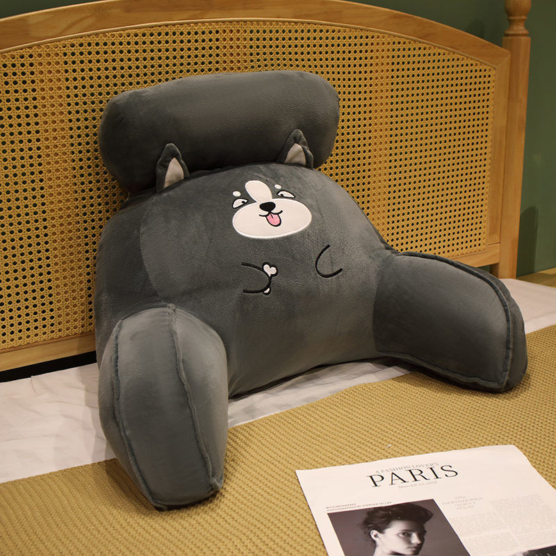 Sofa Fluffy Triangle Reading Cushion - Yawmii