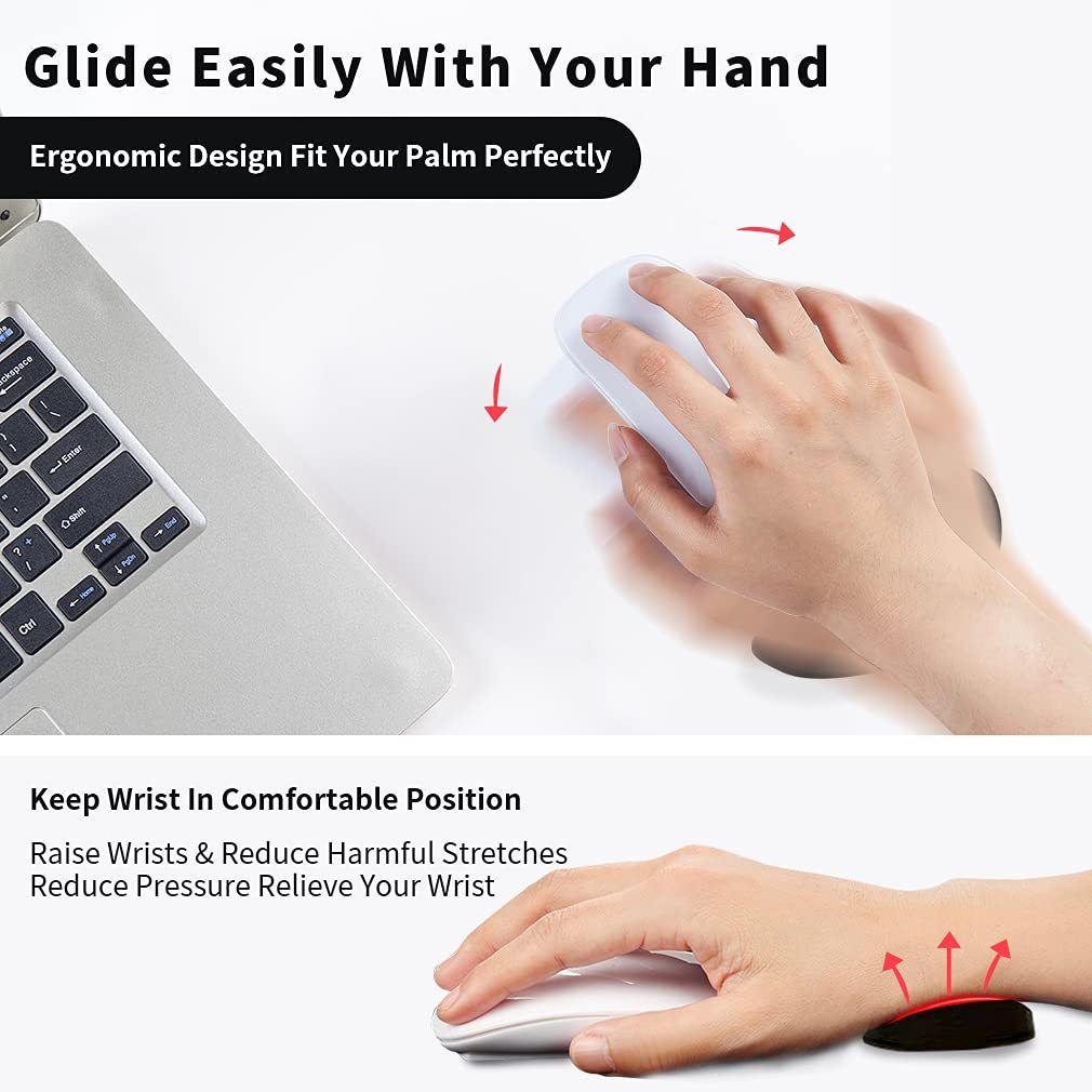 Ergonomic mouse being used with a laptop, highlighting comfort and design.