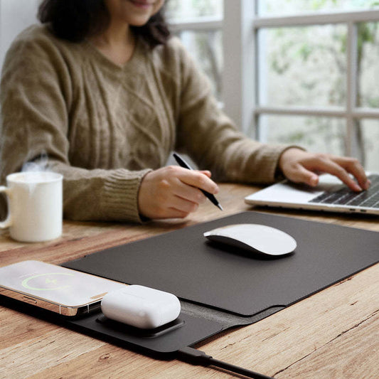 Wireless Charger Laptop Bag 15W Fast Charge - Yawmii