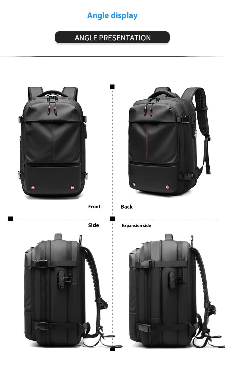Men's Large-capacity Backpack Anti-theft - Yawmii