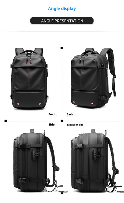 Men's Large-capacity Backpack Anti-theft - Yawmii