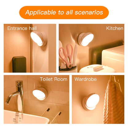 Rotating Human Body Night Light Sensor
