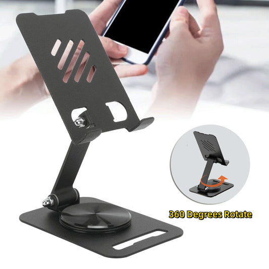 360 Degrees Rotate Metal Desk Mobile Phone Holder - Yawmii