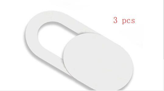 White door handle with three additional circular components on a white background