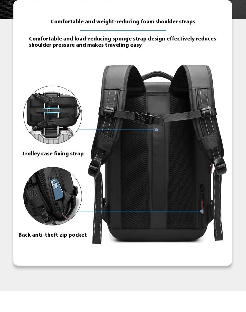 Men's Large-capacity Backpack Anti-theft - Yawmii