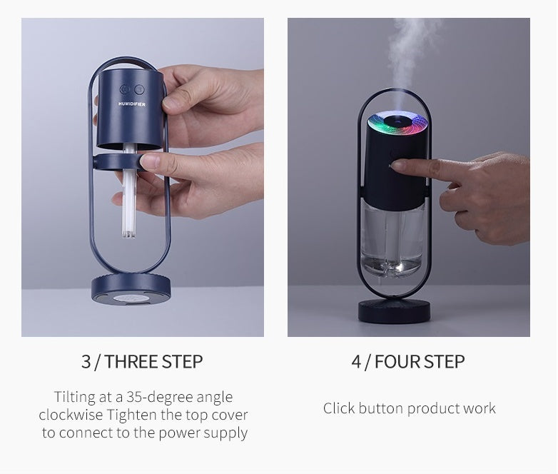 Magic Shadow USB Air Humidifier With Night Lights Ultrasonic - Yawmii