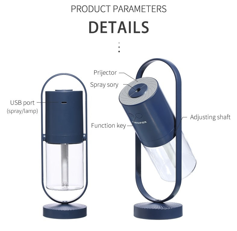 Magic Shadow USB Air Humidifier With Night Lights Ultrasonic - Yawmii