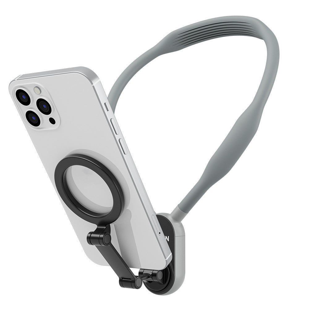 Phone holder with a strap on a white background