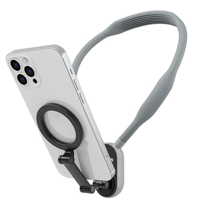 Phone holder with a strap on a white background