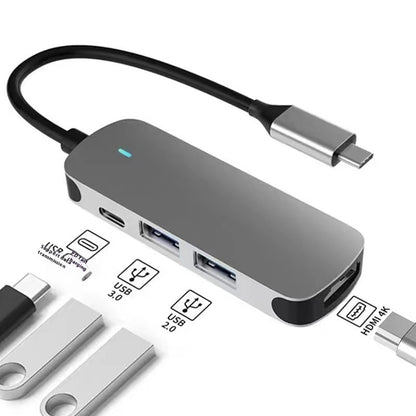 Type-c 7-in-1 Expansion Dock HDMI Projection Screen Usb Hub30 Multi-function Cable Seperater - Yawmii