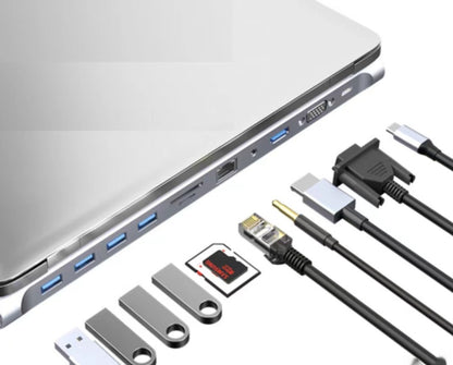 Type-c 7-in-1 Expansion Dock HDMI Projection Screen Usb Hub30 Multi-function Cable Seperater - Yawmii