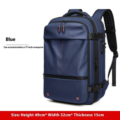 Men's Large-capacity Backpack Anti-theft - Yawmii