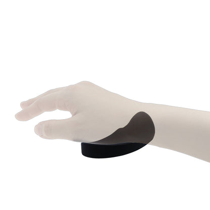White latex glove on a white background