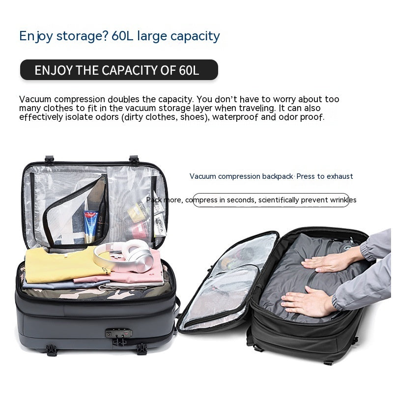 Men's Minimalist Multifunctional Large Capacity Travel Backpack - Yawmii