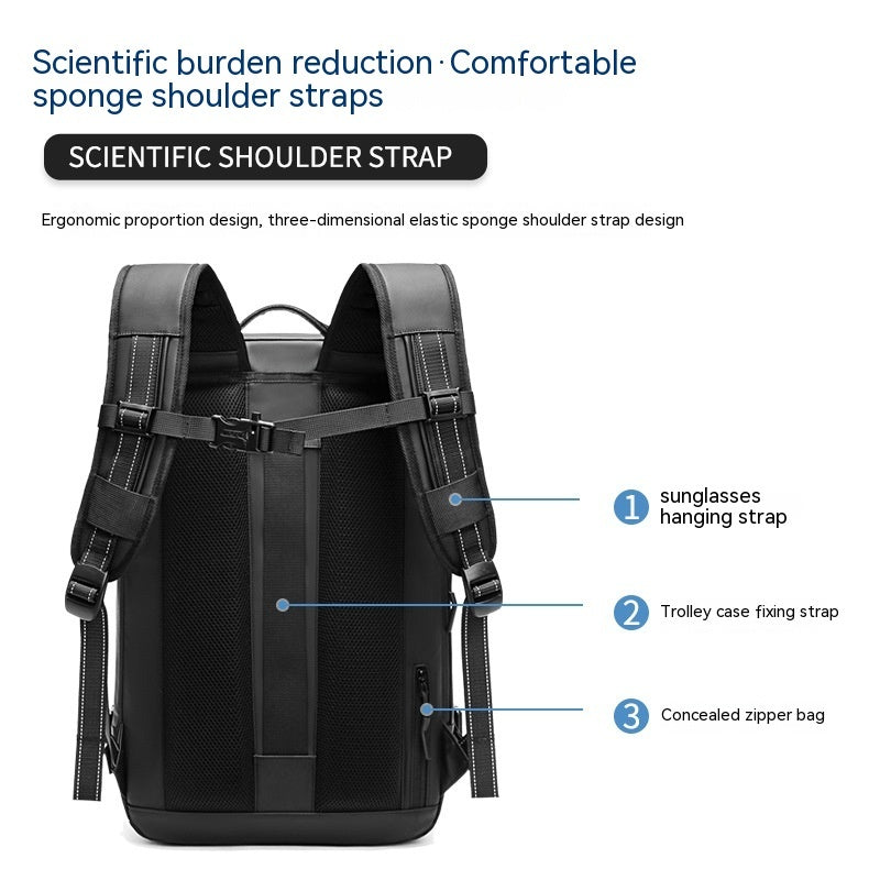 Men's Minimalist Multifunctional Large Capacity Travel Backpack - Yawmii
