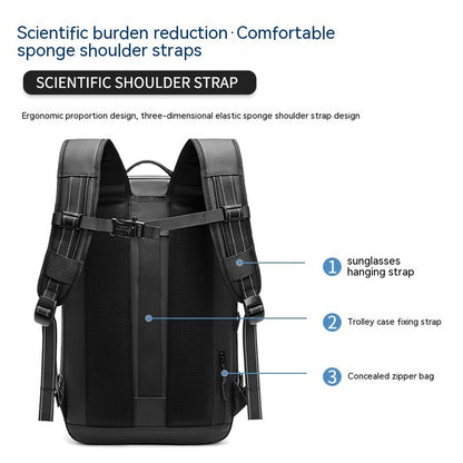 Men's Minimalist Multifunctional Large Capacity Travel Backpack - Yawmii