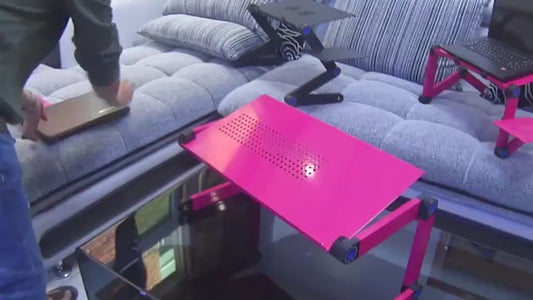 Laptop-Table-Stand Desk Mouse-Pad Notebook Folding