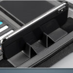 multifunctional rechargeable folder travel notebook composition book business manager bag file folder with wireless power charger mobile bag holder