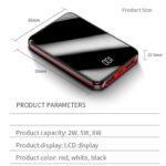 power bank external battery bank 8w quick charge powerbank portable charger with dual usb output for phone