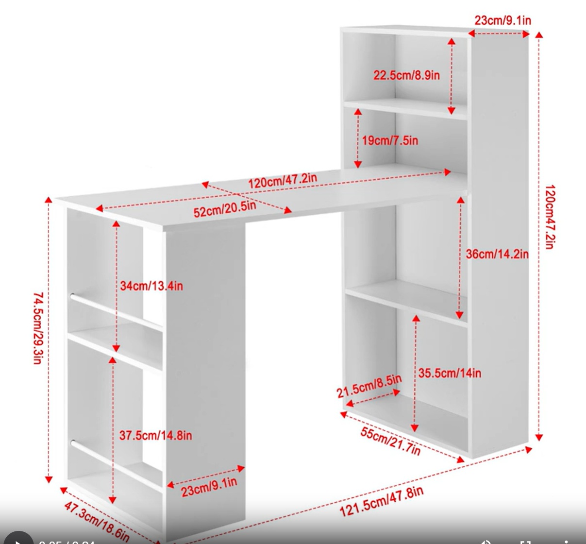 vertical command workstation