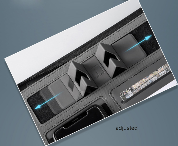 multifunctional rechargeable folder travel notebook composition book business manager bag file folder with wireless power charger mobile bag holder