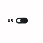 1/5pcs webcam cover shutter slider for pc laptops plastic camera cover phone lens sticker no battery, other major material