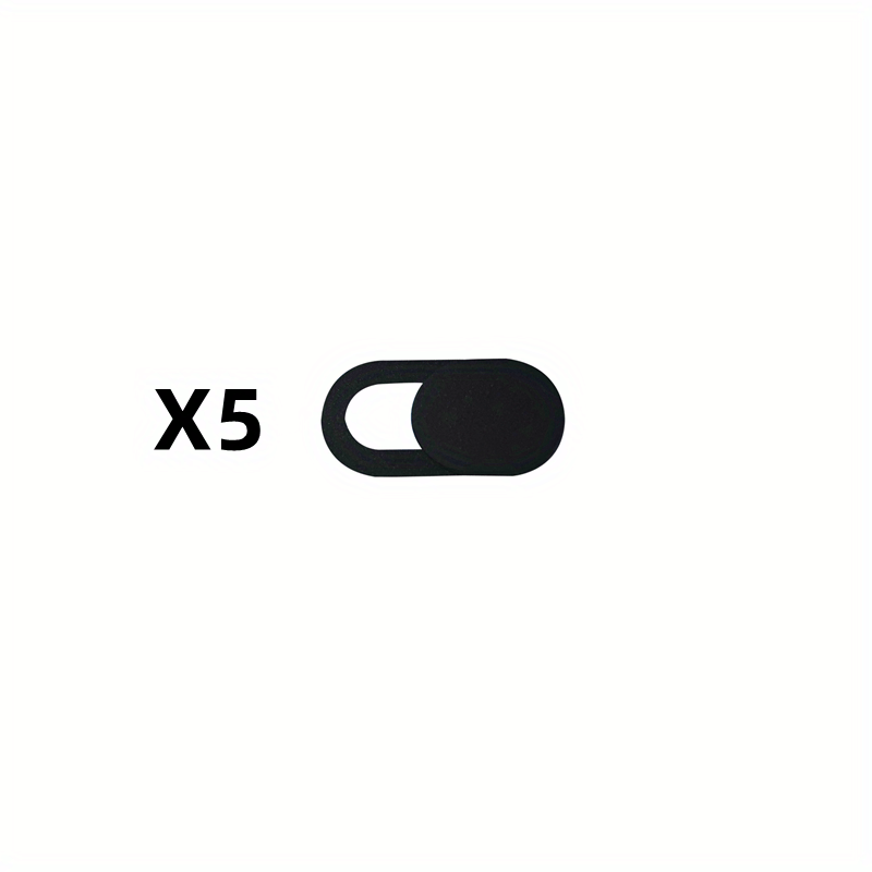 1/5pcs webcam cover shutter slider for pc laptops plastic camera cover phone lens sticker no battery, other major material