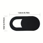 1/5pcs webcam cover shutter slider for pc laptops plastic camera cover phone lens sticker no battery, other major material