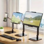 43.94 cm portable secondary screen universal vertical display stand detachable laptop monitor bracket