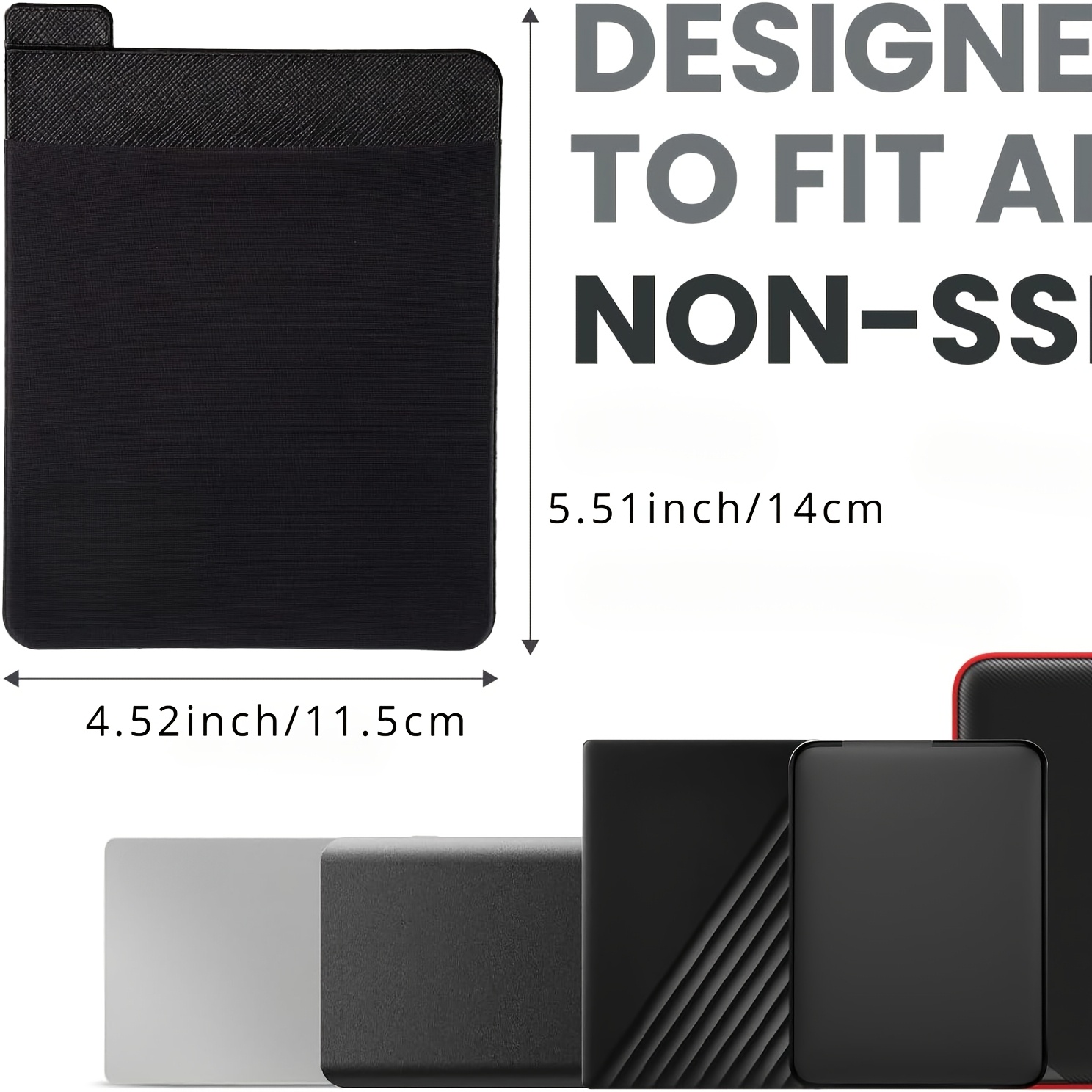 portable external cloth hard drive carrying case, computer additions bag rack storage bag, battery pack, wireless mouse, cable and earphone sleeve storage box. multiple colors are available, firmly pasted, portable and fashionable mouse storage bag