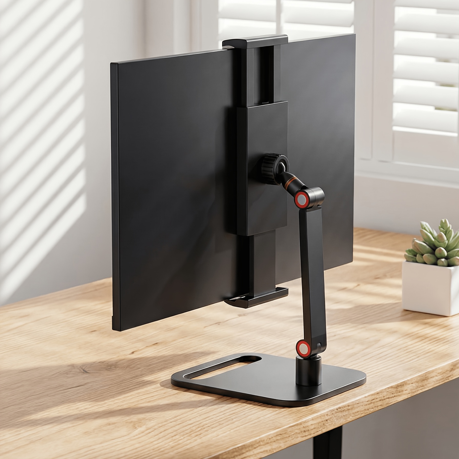 43.94 cm portable secondary screen universal vertical display stand detachable laptop monitor bracket