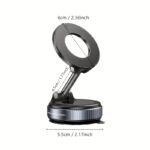 upgraded magnetic car phone holder 360 degree rotatable 43.54kg super suction cup mount for magsafe, universal car/gym/mirror phone holder for iphone and android