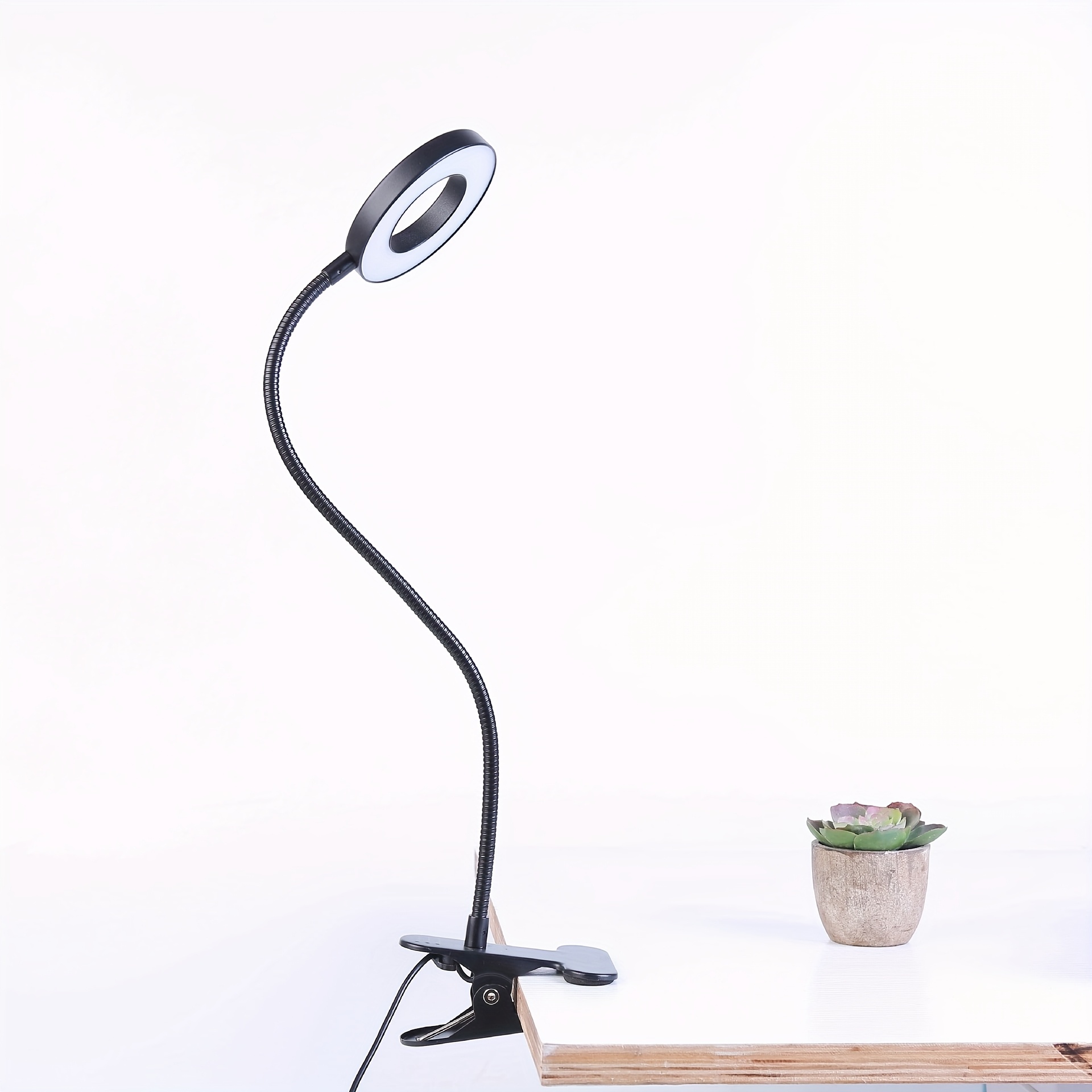 led desk lamp adjustable eye protection study reading clip light beauty selfie fill light desktop clip lamp