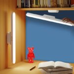 eye protecting dormitory led charging desk lamp, led makeup mirror with lights, magnetic rotating desk lamp, usb eye care desk lamp, office desk lamp, wardrobe lamp, 1800 mah battery, three color temperatures, stepless dimming