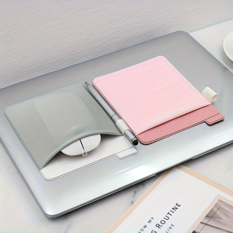 portable external cloth hard drive carrying case, computer additions bag rack storage bag, battery pack, wireless mouse, cable and earphone sleeve storage box. multiple colors are available, firmly pasted, portable and fashionable mouse storage bag