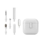 multifunctional detachable combined cleaning brush, 4 freely combinable and switchable assembly styles, portable electronic device cleaner kit for keyboard, airpods, headphones, phone, laptop, camera gap deep dust removal